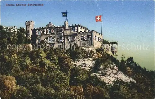 Baden AG Schloss Schartenfels Kat. Baden