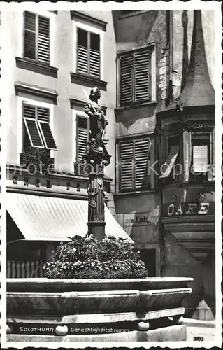 Solothurn Gerechtigkeitsbrunnen Kat. Solothurn