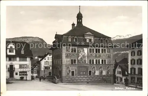 Schwyz Rathaus Kat. Schwyz