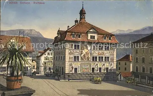 Schwyz Rathaus Kat. Schwyz