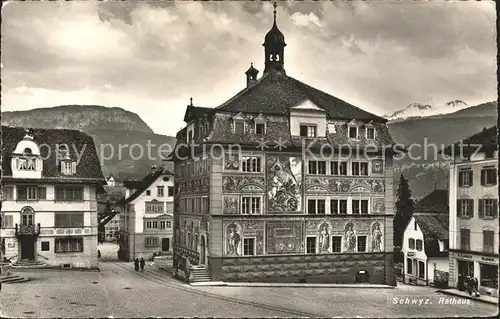 Schwyz Rathaus Kat. Schwyz