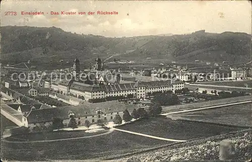 Einsiedeln SZ Kloster Rueckseite / Einsiedeln /Bz. Einsiedeln