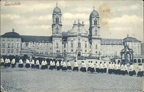 Einsiedeln SZ Kloster Prozession / Einsiedeln /Bz. Einsiedeln