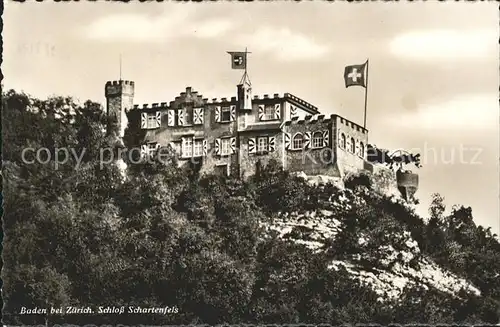 Baden AG Schloss Schartenfels Kat. Baden