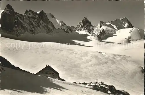 Trient Rhone Cabane du Trient Aig Dorees Grande Fourche Kat. Trient