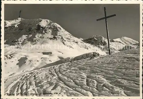 Bivio mit Roccabella Gipfelkreuz Kat. Bivio