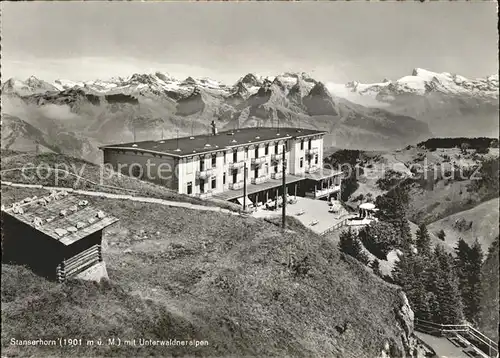 Stanserhorn Hotel mit Unterwaldneralpen Kat. Stanserhorn