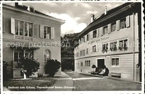 Baden AG Badhotel zum Ochsen Kat. Baden