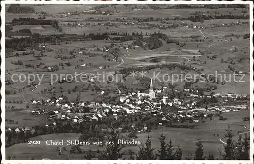 Chatel St Denis Vue des Plaiades Kat. Chatel St Denis