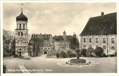 Heiligenberg Baden Schloss Vorhof  Kat. Heiligenberg