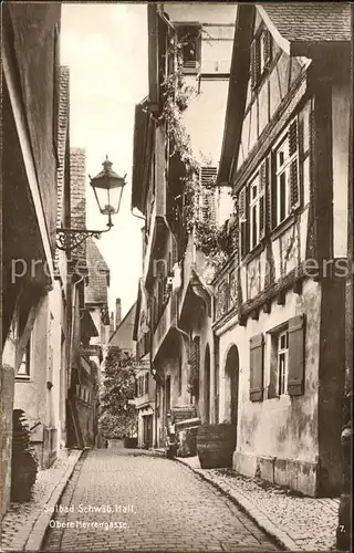 Schwaebisch Hall Obere Herrengasse Kat. Schwaebisch Hall