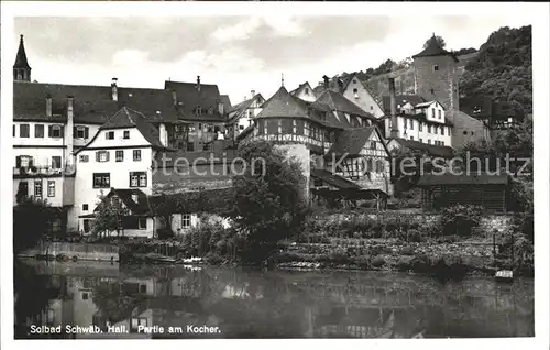 Schwaebisch Hall Partie Kocher Kat. Schwaebisch Hall