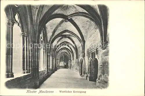 Maulbronn Kloster Westlicher Kreuzgang Kat. Maulbronn