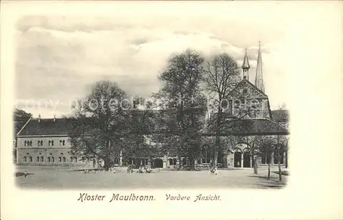 Maulbronn Kloster Vordere Ansicht Kat. Maulbronn