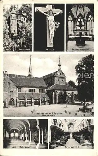 Maulbronn Faustturm Kruzifix Brunnenkapelle  Kat. Maulbronn