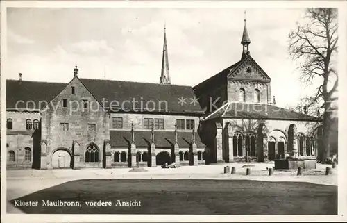 Maulbronn Kloster vordere Ansicht Kat. Maulbronn