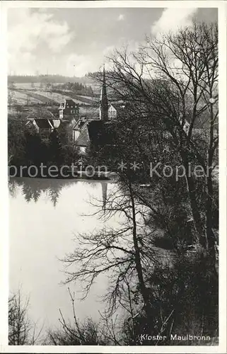 Maulbronn Kloster Teich Kat. Maulbronn