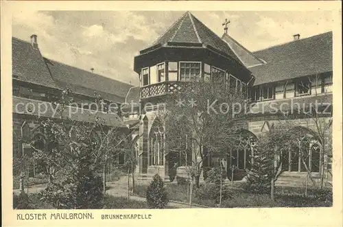 Maulbronn Brunnenkapelle Kloster Kat. Maulbronn