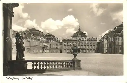 Ludwigsburg Schloss Monrepos Hof Kat. Ludwigsburg