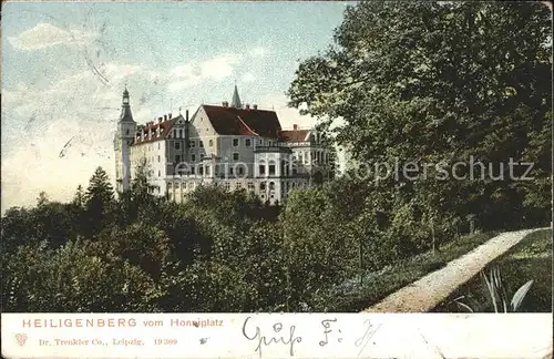 Heiligenberg Baden vom Honniplatz Burg Kat. Heiligenberg