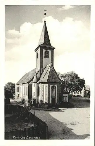 Daxlanden Kirche Kat. Karlsruhe