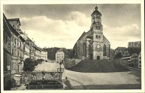 Schwaebisch Hall Michaeliskirche Kat. Schwaebisch Hall