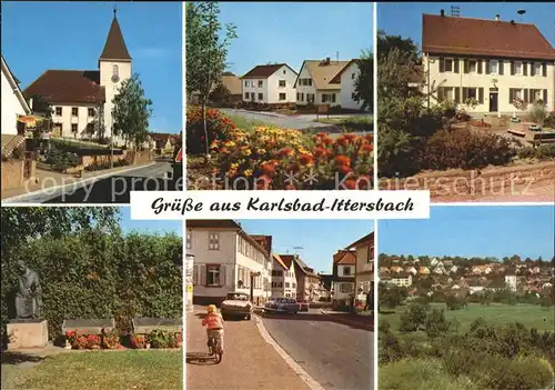 Karlsbad Karlsruhe Ittesbach Teilsichten Kat. Karlsbad