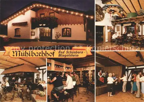 Bad Schoenborn Muehlbachhof Mingolsheim  Kat. Bad Schoenborn