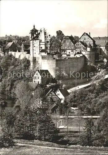 Vellberg Schloss Befestigungsanlagen Kat. Vellberg