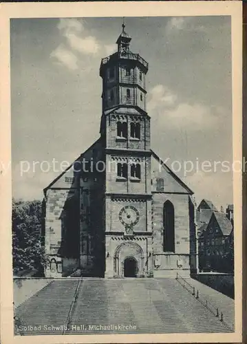 Schwaebisch Hall St. Michaeliskirche Kat. Schwaebisch Hall