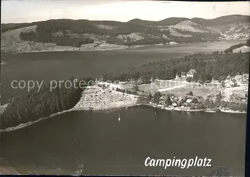 Schluchsee Campingplatz Fliegeraufnahme Kat. Schluchsee