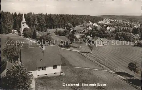 Oberbraend Hoehengasthof zum Falken Panorama Kat. Eisenbach (Hochschwarzwald)