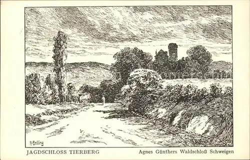 Braunsbach Wuerttemberg Jagdschloss Tierberg Waldschloss Schweigen  Kat. Braunsbach