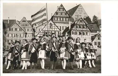 Schwaebisch Hall Der Kleine Siedershof Trachtenverein Kat. Schwaebisch Hall