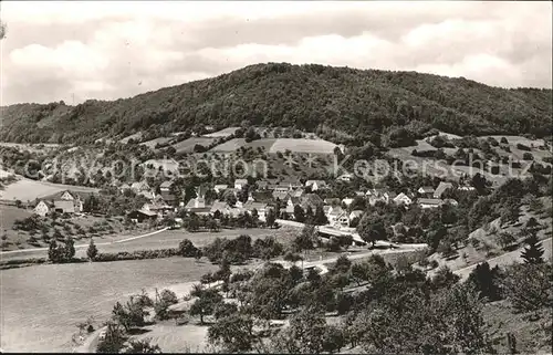 Doettingen Braunsbach Panorama Kat. Braunsbach