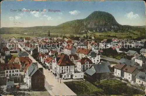 Singen Hohentwiel Panorama Kat. Singen (Hohentwiel)