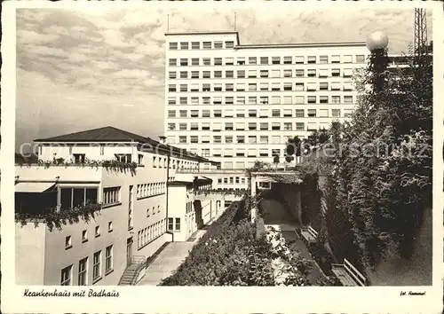 Schwaebisch Hall Ev Diakonissenanstalt Krankenhaus mit Badhaus Kat. Schwaebisch Hall