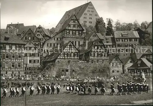 Schwaebisch Hall Salzsiedertanz Trachtengruppe Kat. Schwaebisch Hall