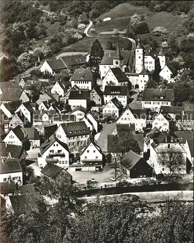 Braunsbach Wuerttemberg Ortsblick Kat. Braunsbach