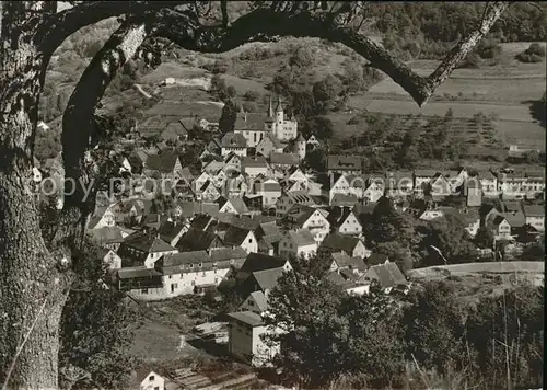 Braunsbach Wuerttemberg Ortsansicht Kat. Braunsbach