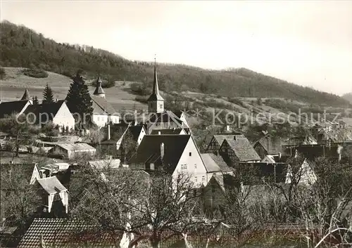 Braunsbach Wuerttemberg Teilansicht Kat. Braunsbach