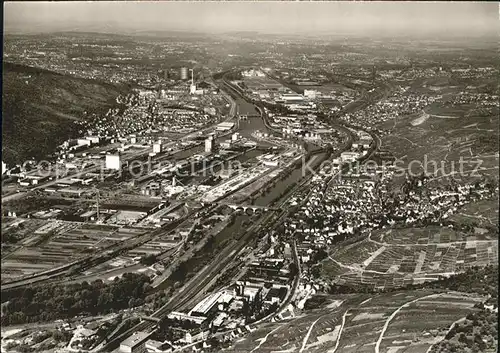 Obertuerkheim Fliegeraufnahme Kat. Stuttgart