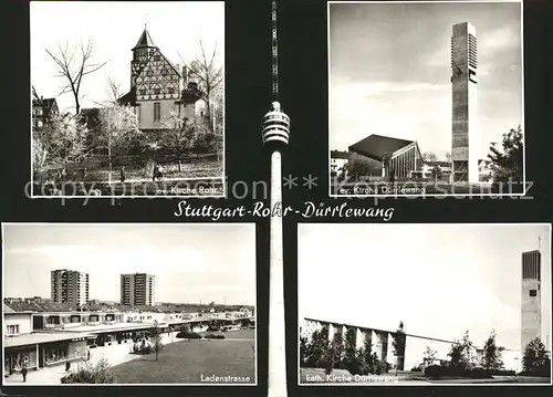 Rohr Stuttgart Ev Kirche Rohr Ev Kirche Duerrlewang Landenstrasse Kath Kirche Duerrlewang Kat. Stuttgart