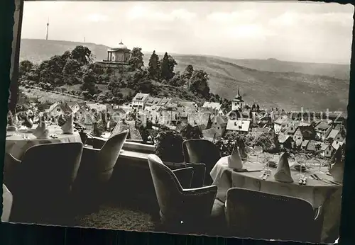 Rotenberg Stuttgart Hoehengaststaette Boehringer Terrassenblick Kat. Stuttgart