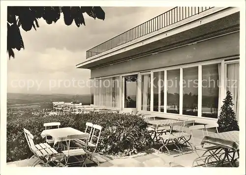 Rotenberg Stuttgart Hoehengaststaette Boehringer Terrasse Kat. Stuttgart