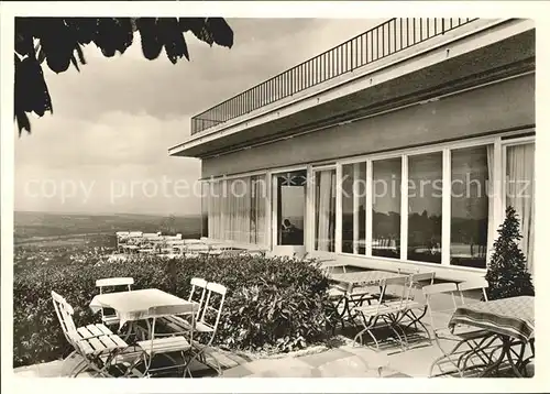 Rotenberg Stuttgart Hoehengaststaette Boehringer Terrasse Kat. Stuttgart