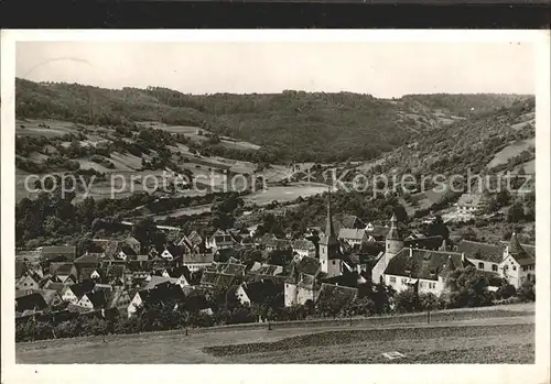 Braunsbach Wuerttemberg Ortsansicht Kat. Braunsbach