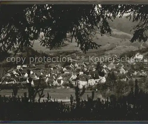 Braunsbach Wuerttemberg Totalansicht Kat. Braunsbach