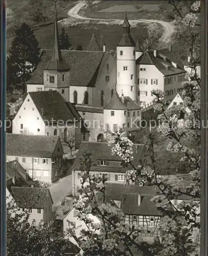 Braunsbach Wuerttemberg Schloss Kat. Braunsbach
