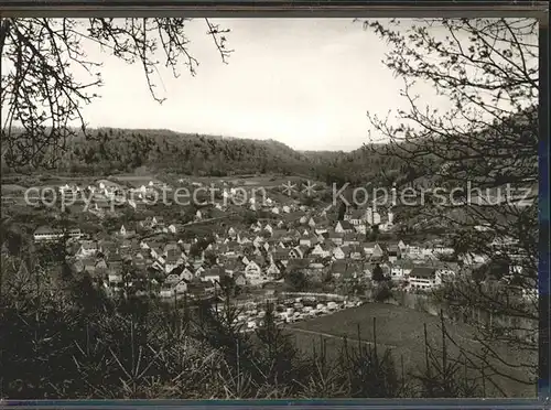 Braunsbach Wuerttemberg Totalansicht Kat. Braunsbach